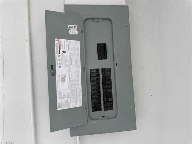 Utilities featuring electric panel