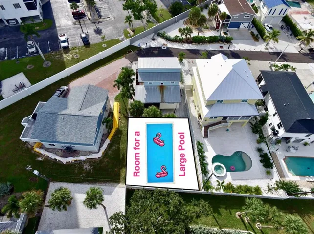 Virtual view with a pool addition