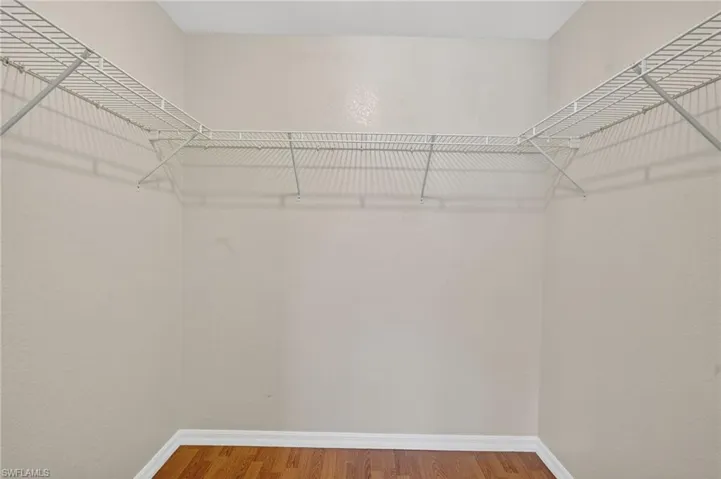 Master walk-in closet