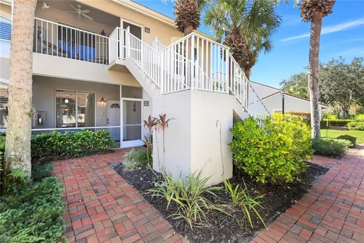 Desirable first floor unit with view of screened in front lanai.