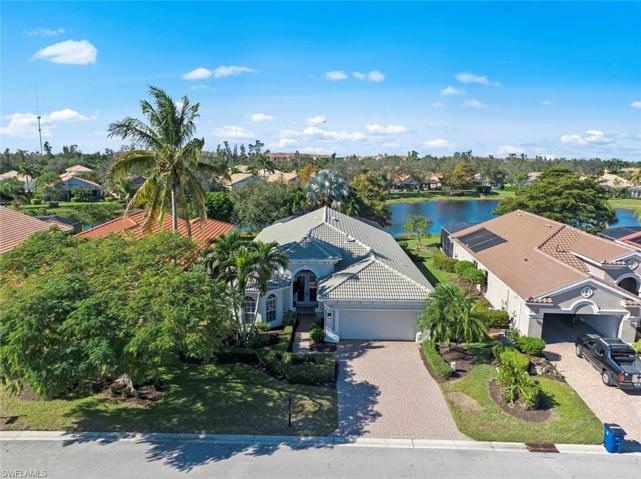 Aerial view of front of home