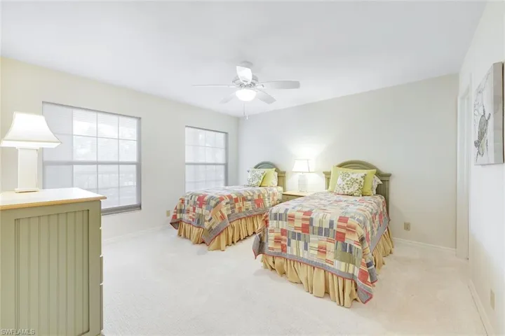 Charming guest room located on western side of home.