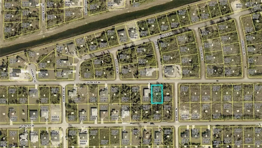 Map / location featuring property parcel outlined