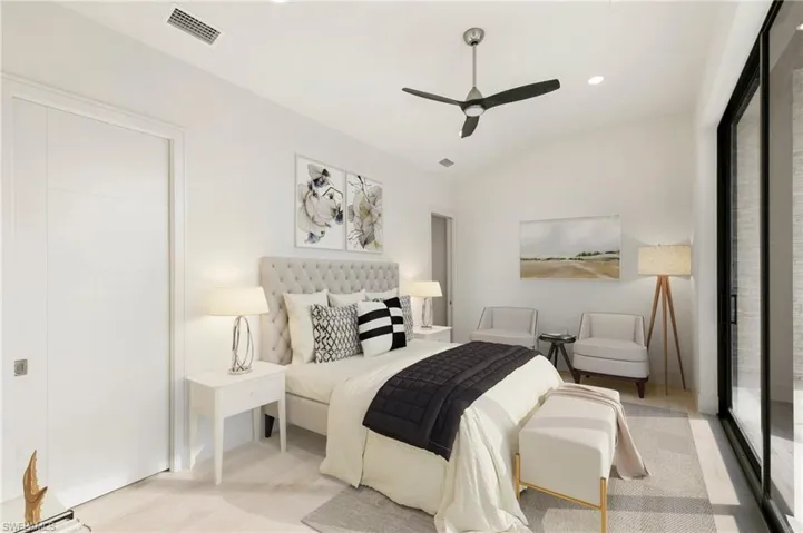 Virtually staged to show the space