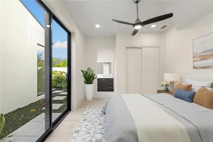 Virtually staged to show the large space