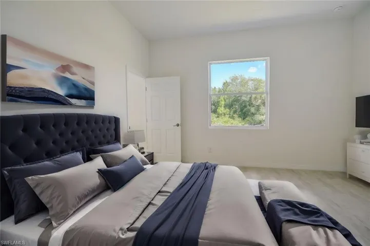 Bedroom featuring light hardwood / wood-style flooring