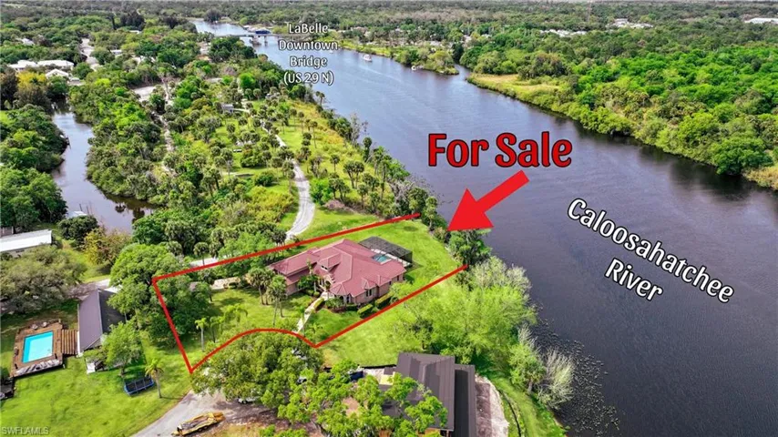 367 N. Hickory Street, LaBelle, FL 33935, Caloosa Cove S/D on Caloosahatchee River