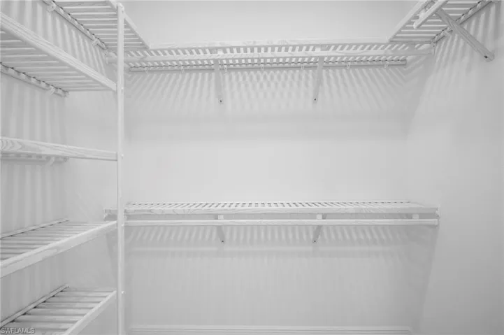 View of spacious closet