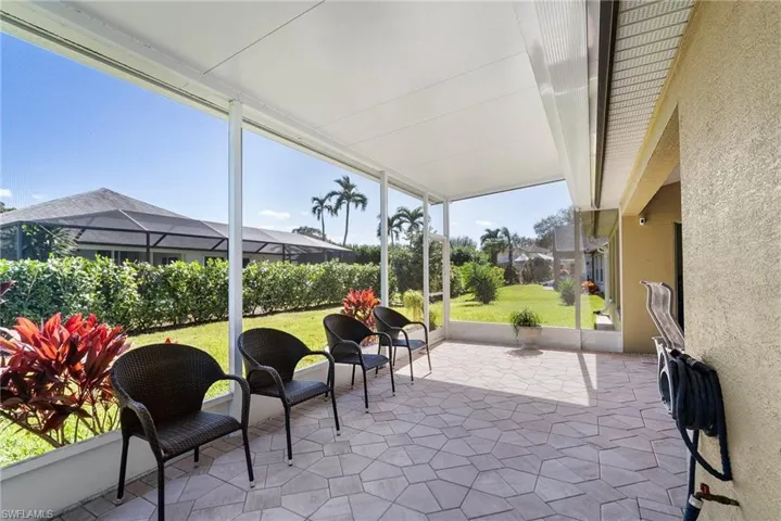 View of patio