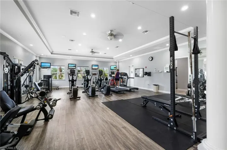 State of the art exercise room.