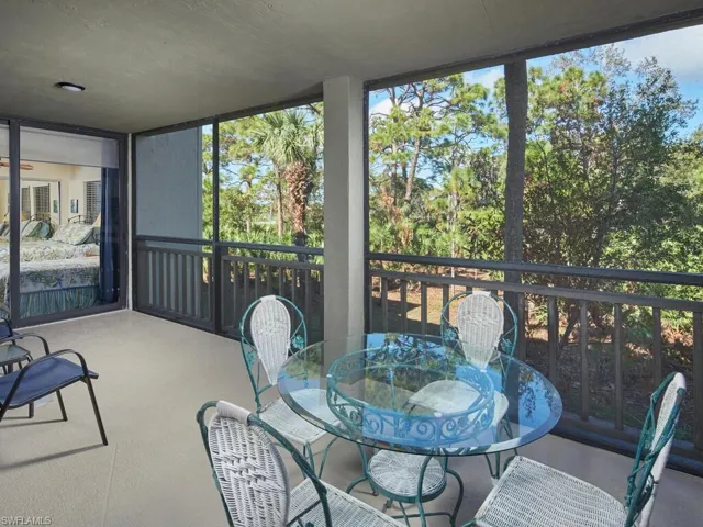 Morning coffee and evening cocktails - this is the spot. The lanai wraps halfway around the unit, providing a TON of outdoor living space!