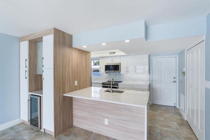 Wine refrigerator and built-in cabinets