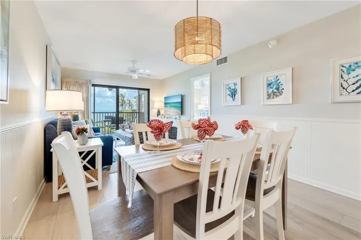 Open-concept dining