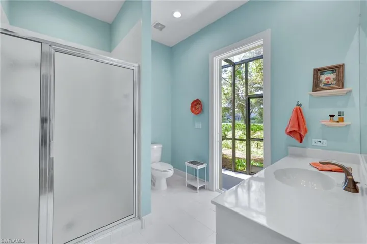 En-Suite Bath Doubles as Pool Bath