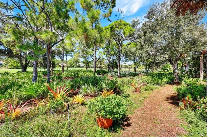 Butterfly Garden Within the Natural Preservation Landscape