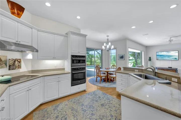 Large Kitchen with Stainless Appliances