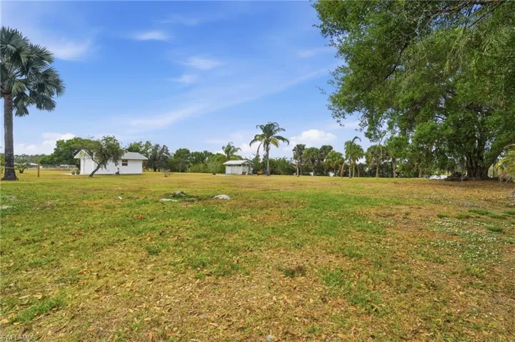 View of green lawn