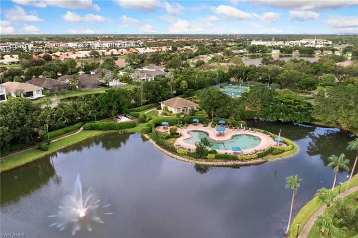 Lake and community pool