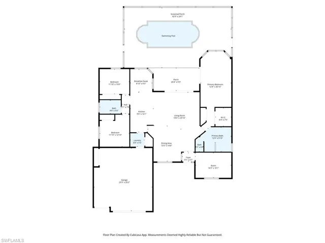 View of floor plan / room layout