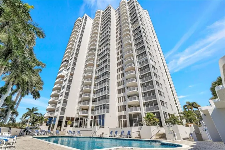 Lush landscaped view of private patio