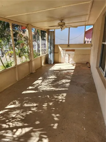 Screened lanai