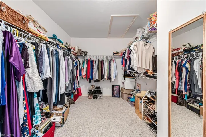 Huge walk-in-closet