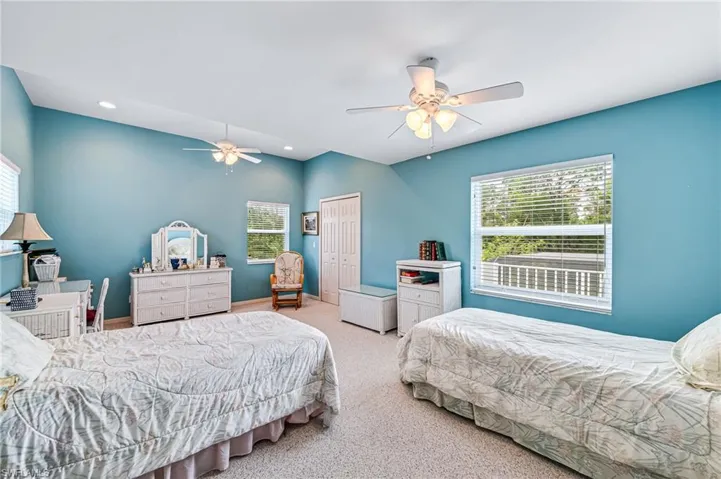 Oversized guest bedroom