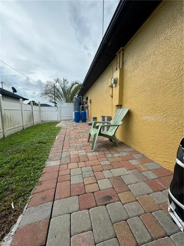 View of patio