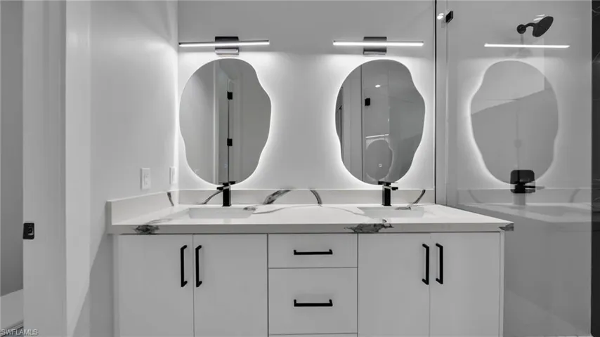 Bathroom with double vanity