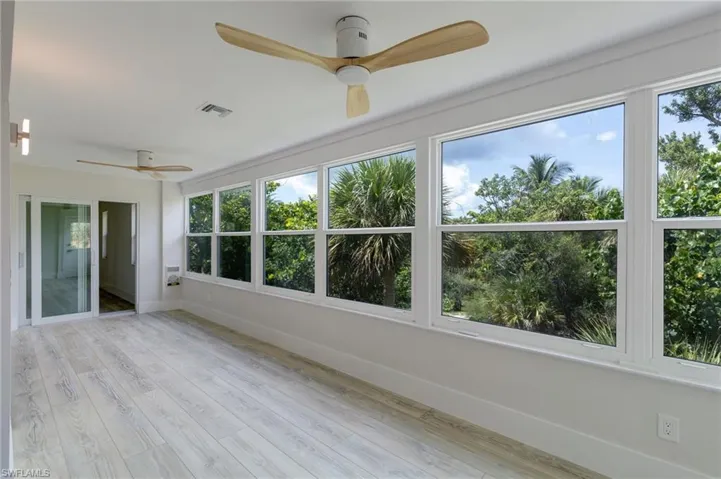 Beautiful Wall of Windows in Sun Room
