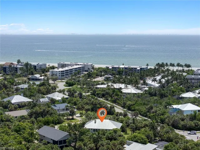 Drone View Shows Proximity to the Gulf