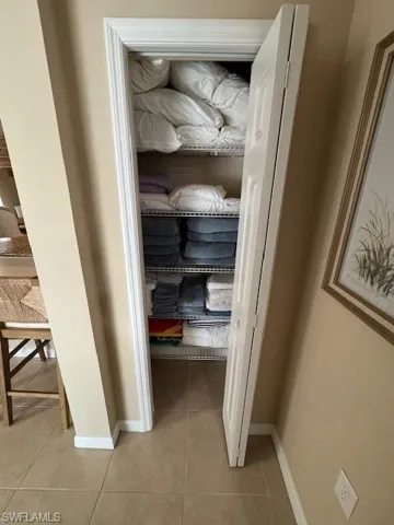 View of closet