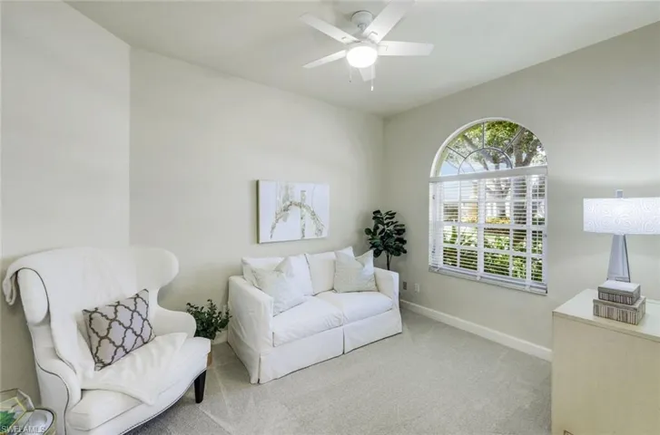 Large Flex Room has lovely window views and can function as a 3rd bedroom, TV room or study!