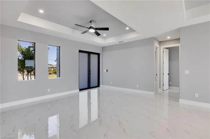 Beautiful French door entryway