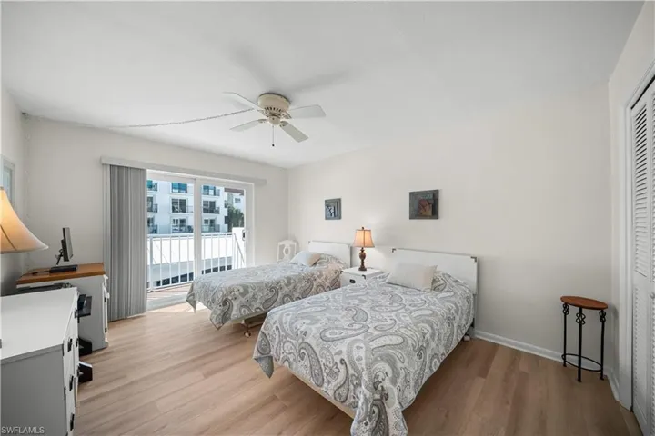 Bedroom with balcony