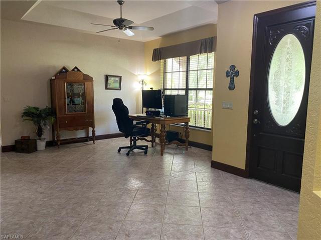 Dining room currently used as office