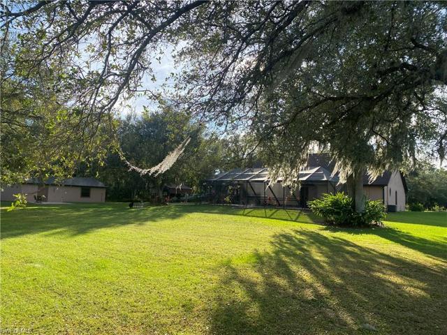 Back yard and back porch