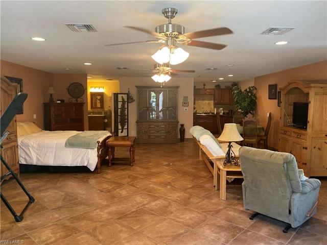 Guest house living/sleeping area