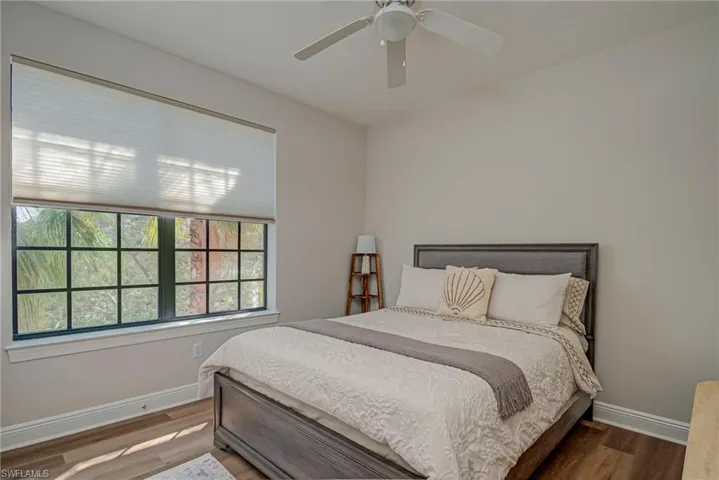 This is one of three bedrooms and has ample closet space and natural light
