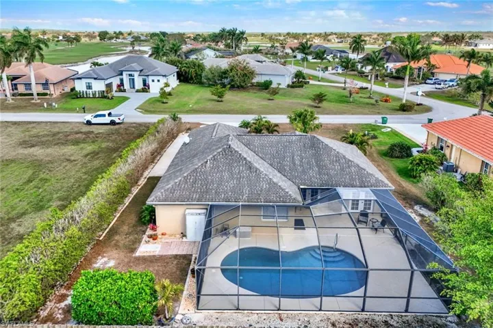 Aerial perspective of pool