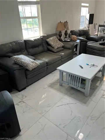 Living room featuring plenty of natural light