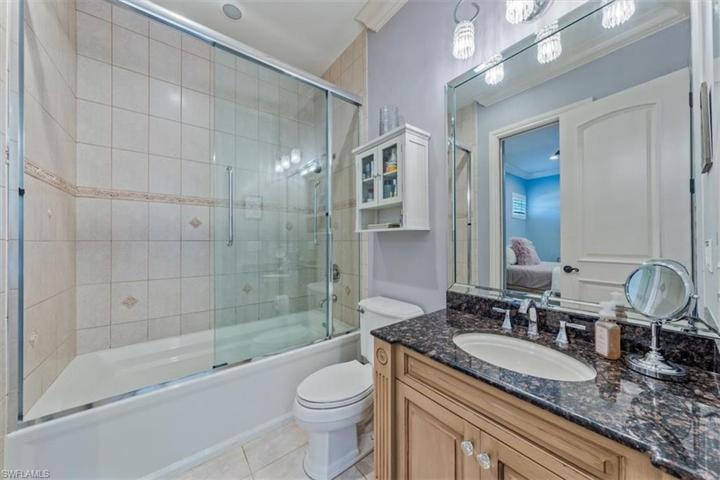 Second Floor Full Bathroom attached to Guest Bedroom and accessible from the hall foyer.