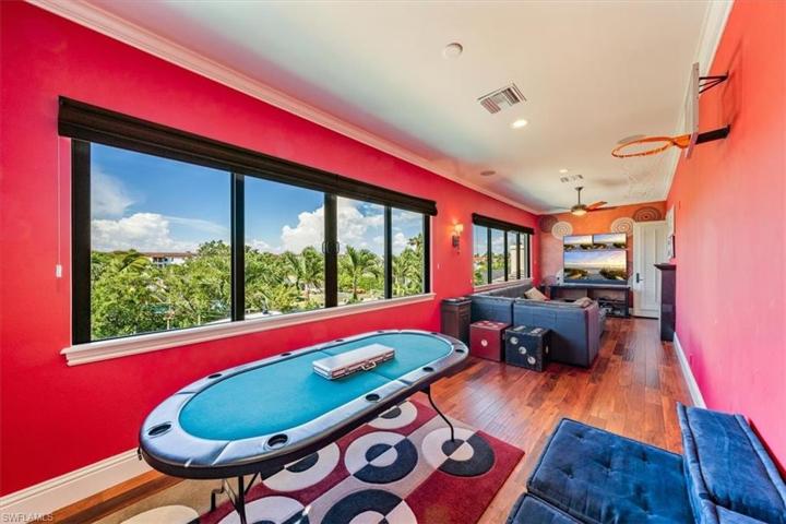 Second Floor Flex Space / Game Room that spans the width of the house