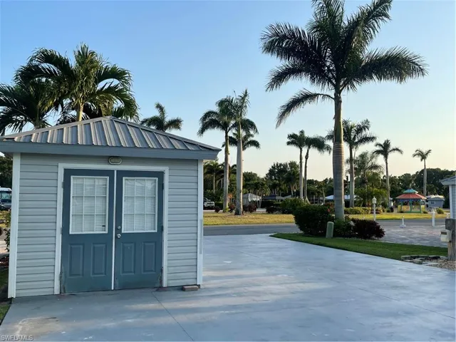 View of outbuilding