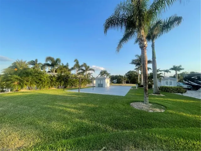 View of community featuring basketball hoop