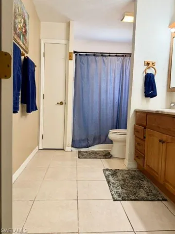 The Master Bathroom is quite large with a tub/shower combo