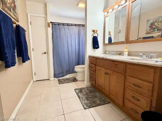 The Master Bathroom is quite large with a tub/shower combo