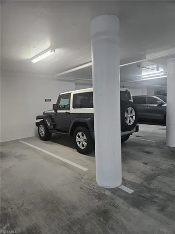 Sought after enclosed parking garage spot