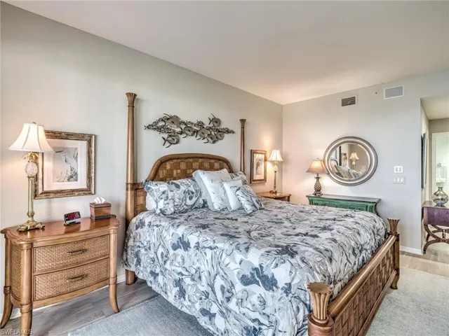 Bedroom featuring hardwood / wood-style flooring