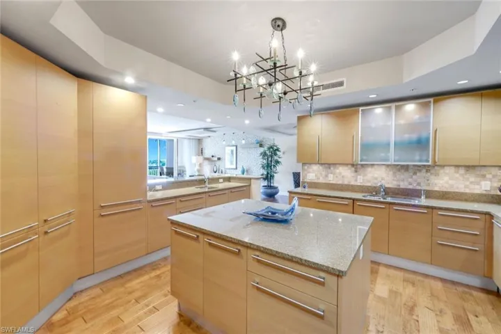 finest Italian Snaidero Cabinetry, stainless hardware, Quartz tops and Wood Plank floors